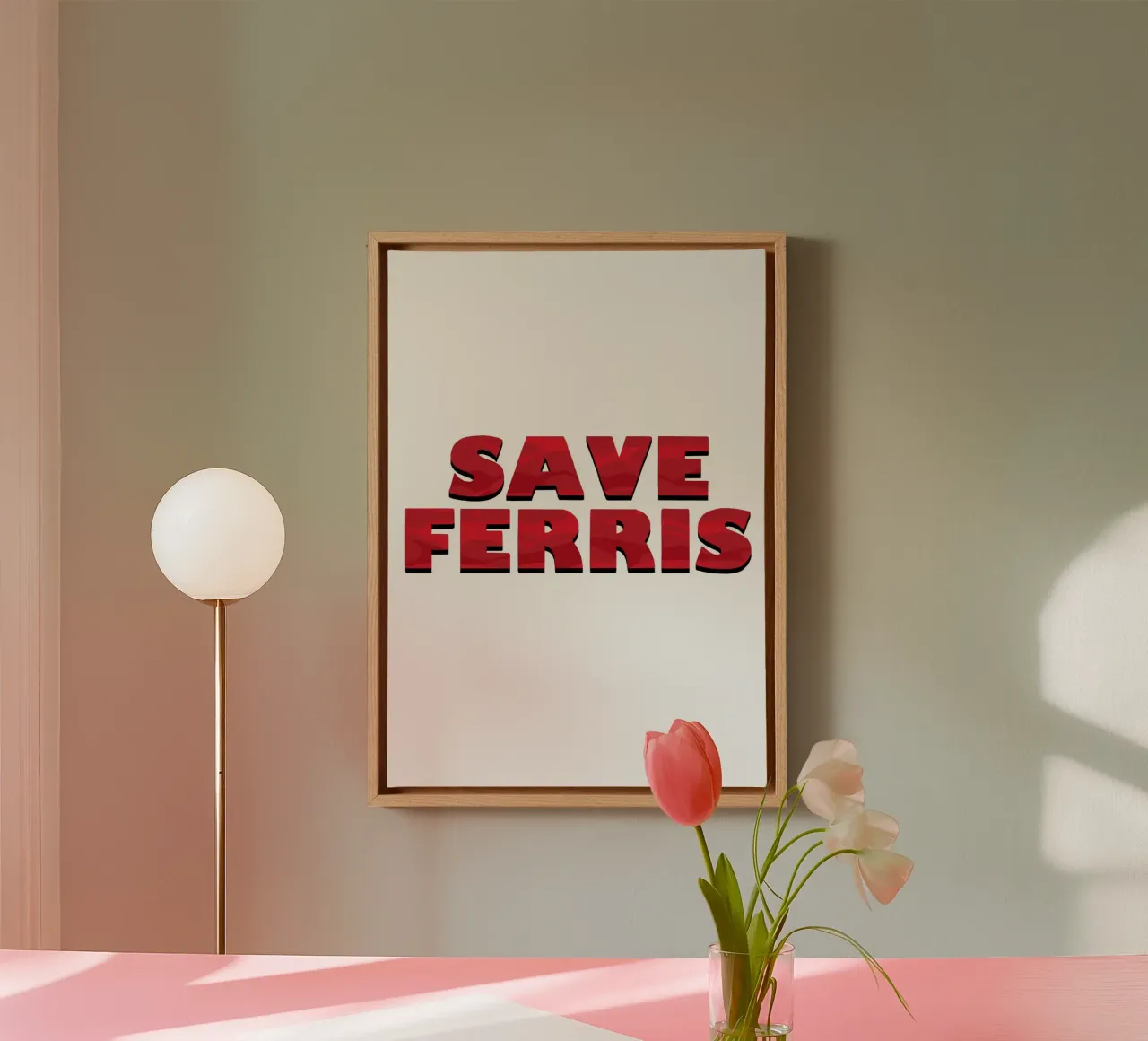 Save Ferris tela con Cornice a cassetta da nabakumov