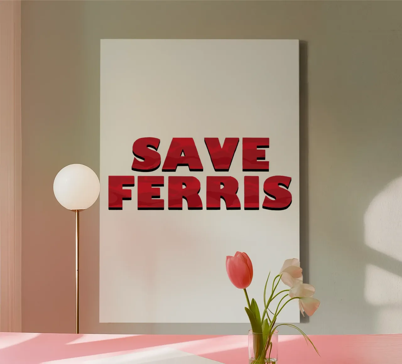 Save Ferris tela con Cornice a cassetta da nabakumov