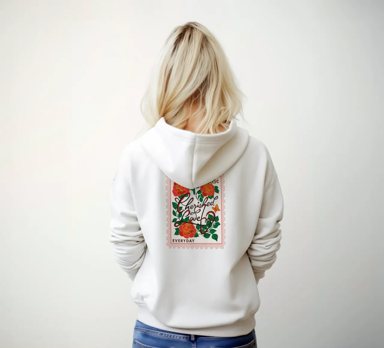 Amore caro - Collezione 365 giorni felpa con cappuccio da easternspringco