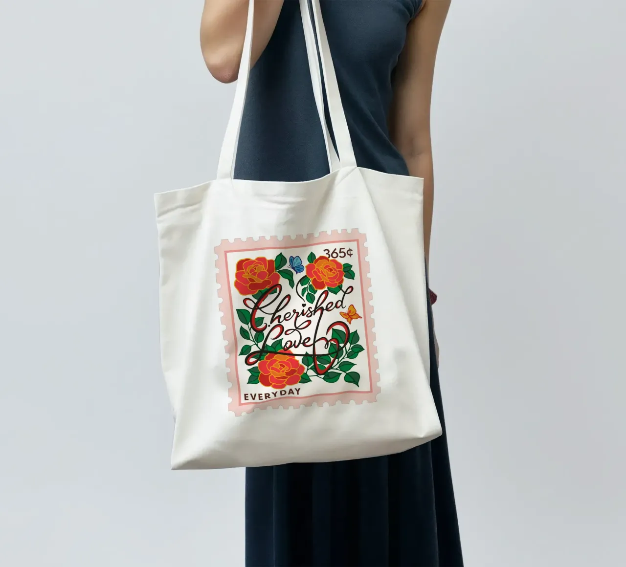Cherished Love - 365 Days collection tote bag by easternspringco