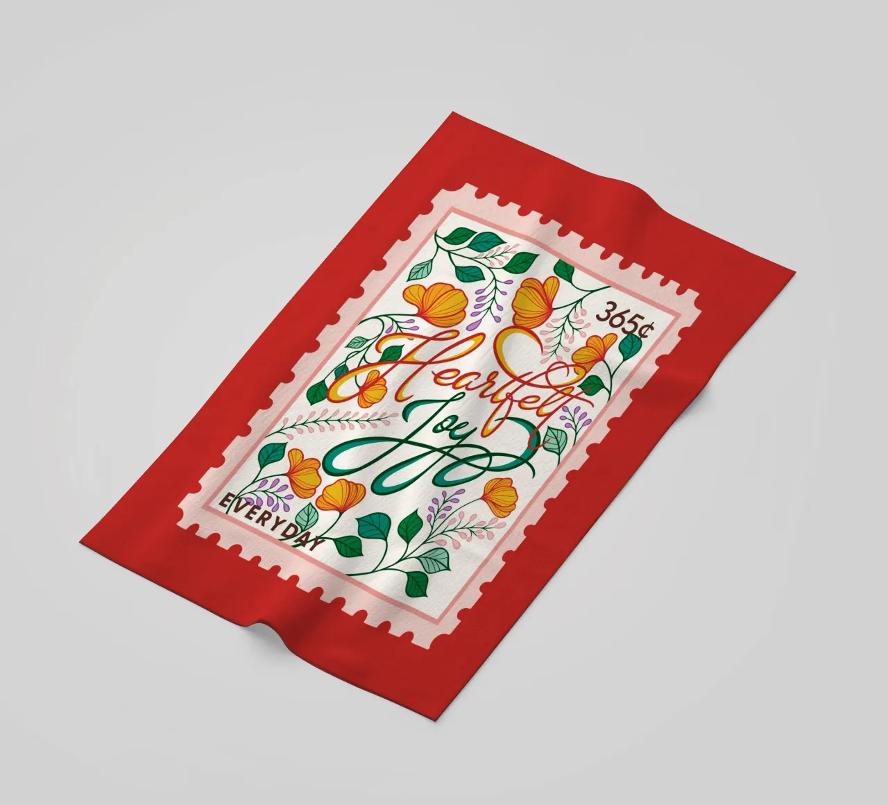 Heartfelt Joy - 365 Days collection beach towel by easternspringco