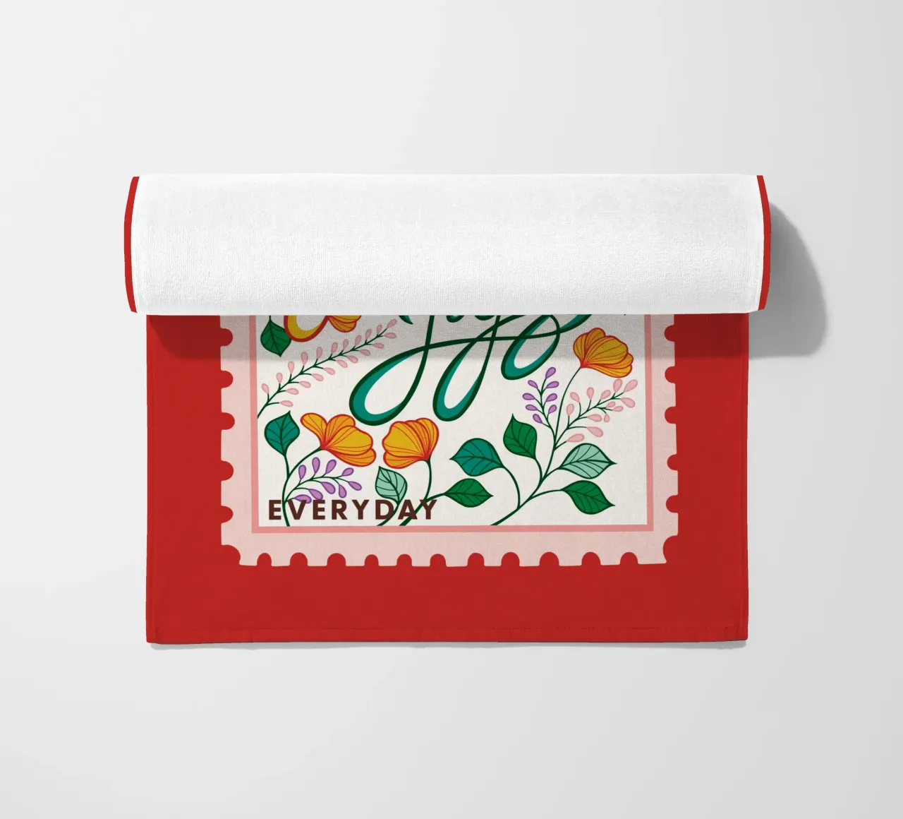 Heartfelt Joy - 365 Days collection beach towel by easternspringco