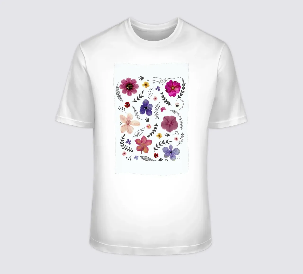 Pressed Flowers 03 t-shirt by Miles of Light