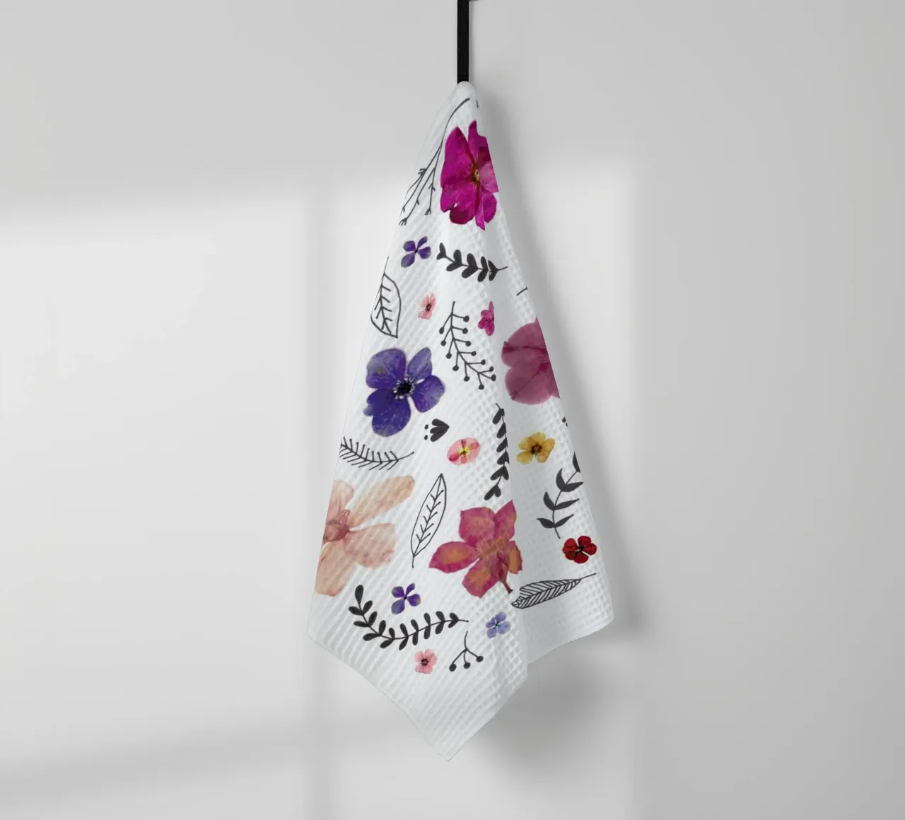 Pressed Flowers 03 canovaccio da cucina da Miles of Light