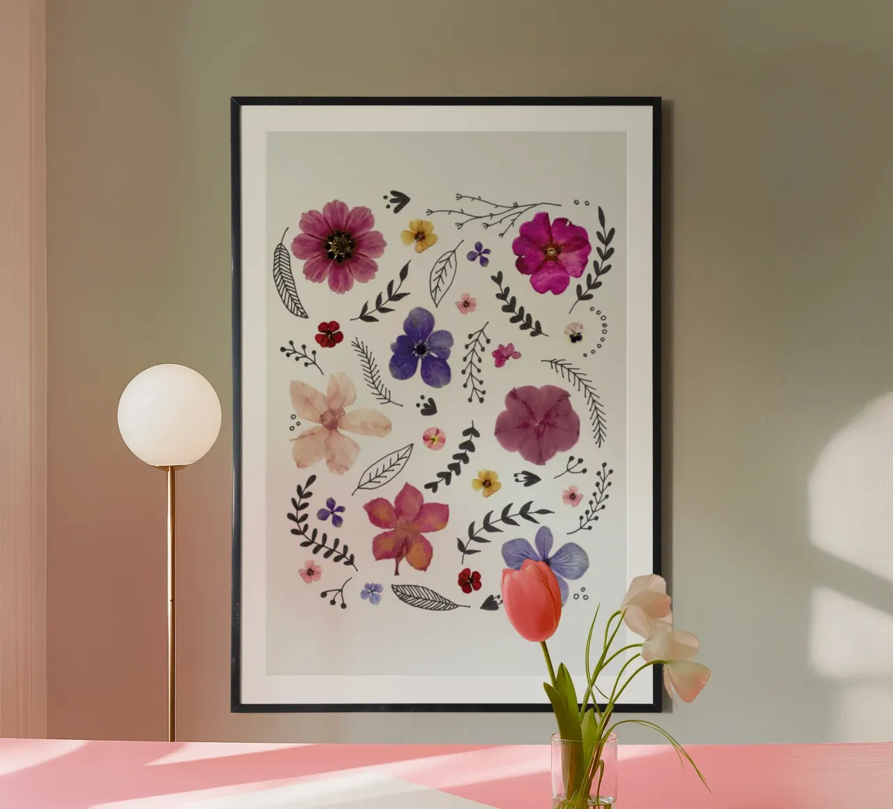 Pressed Flowers 03 poster da Miles of Light