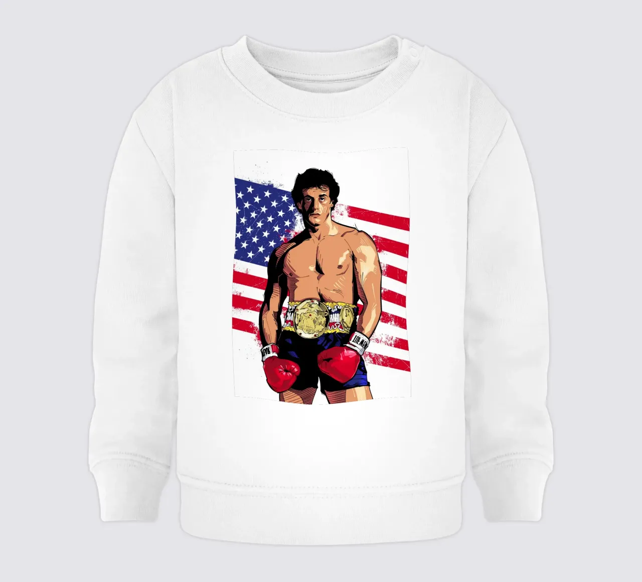 Rocky Balboa felpa neonato da nabakumov