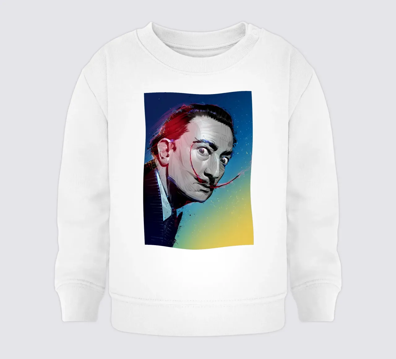 Salvador Dali Baby Sweatshirt von nabakumov