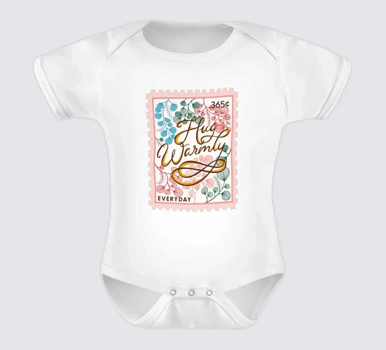 Abbraccio caloroso - Collezione 365 giorni body neonato maniche corte da easternspringco