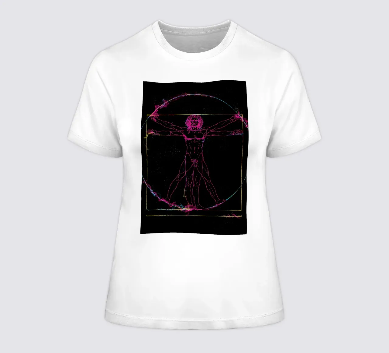 Vitruvian Man t-shirt da donna da nabakumov