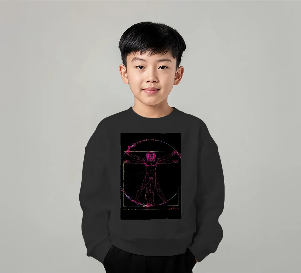 Vitruvian Man felpa bambino da nabakumov