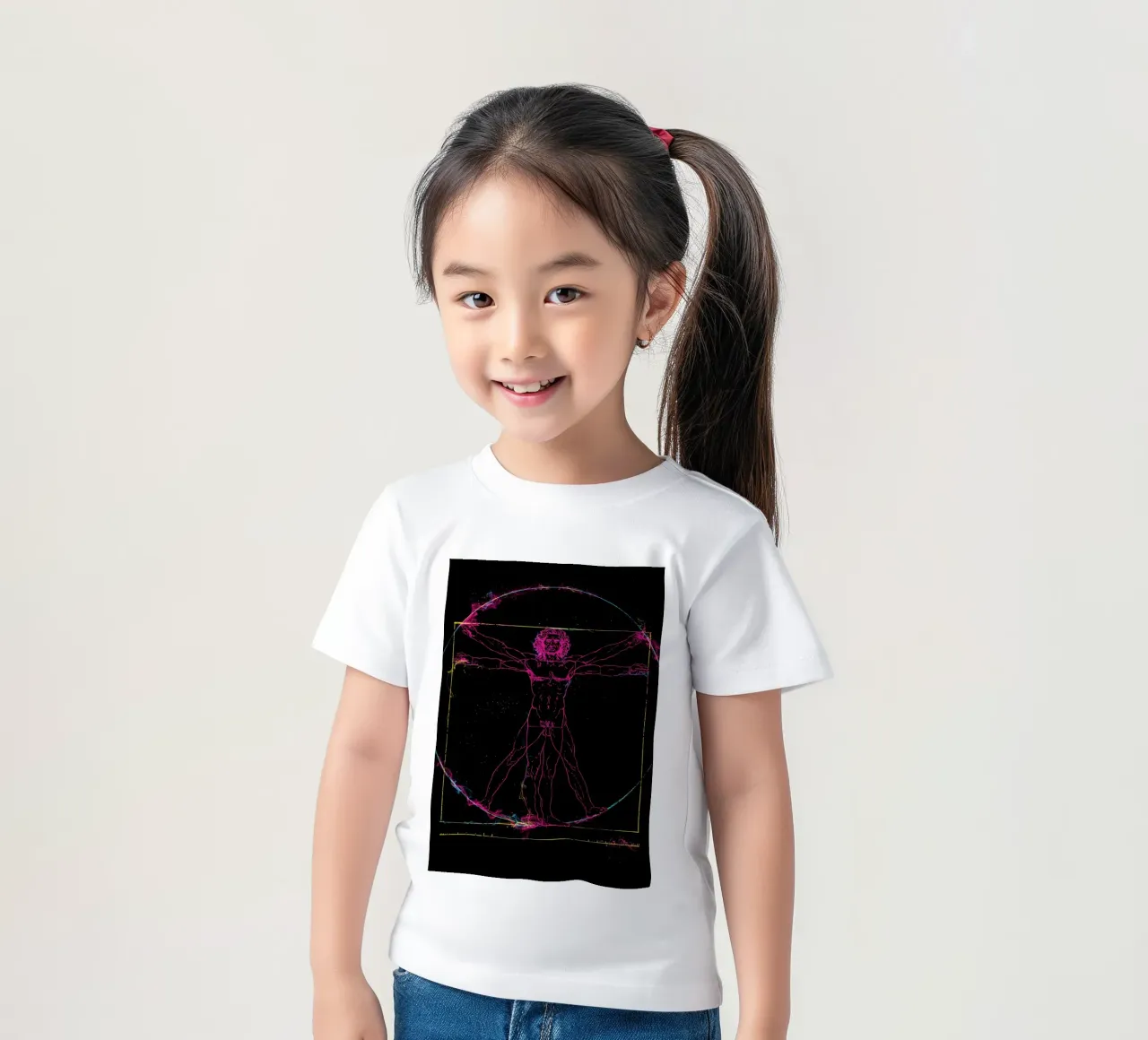 Vitruvian Man t-shirt bambini da nabakumov