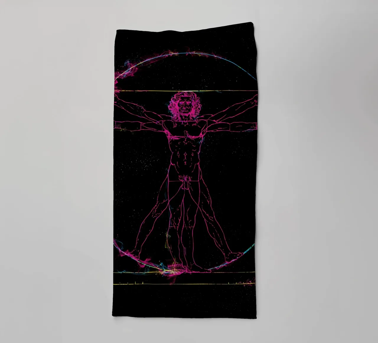 Vitruvian Man asciugamano da bagno da nabakumov