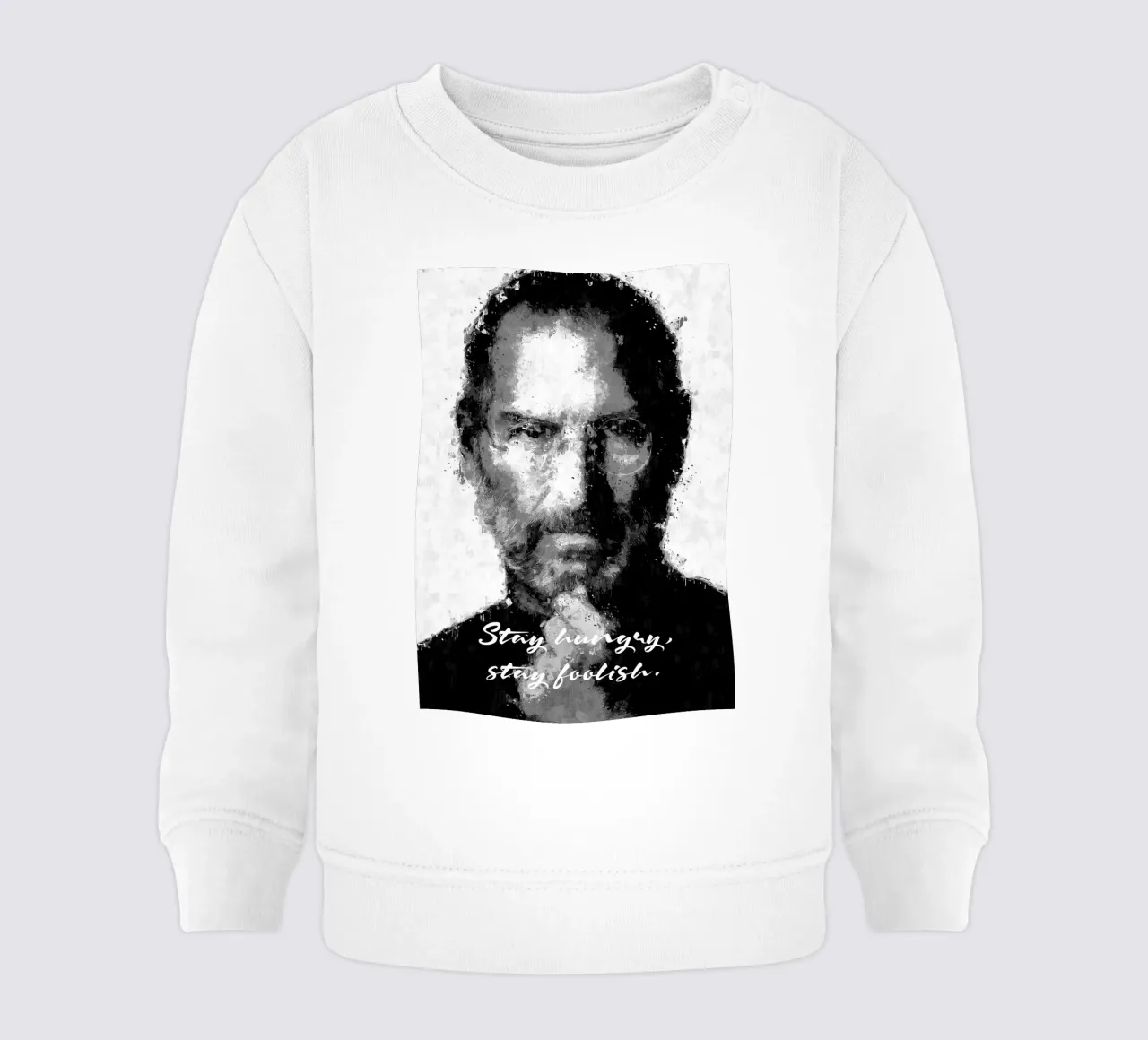 Steve Jobs Quote felpa neonato da nabakumov
