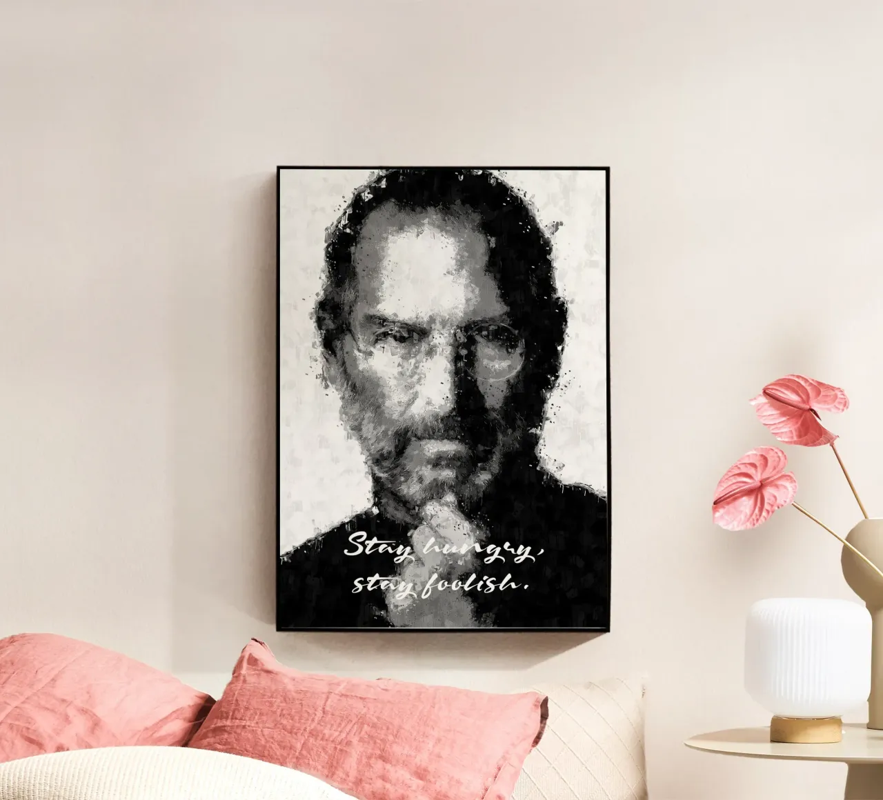 Steve Jobs Quote Acryl-Glas von nabakumov