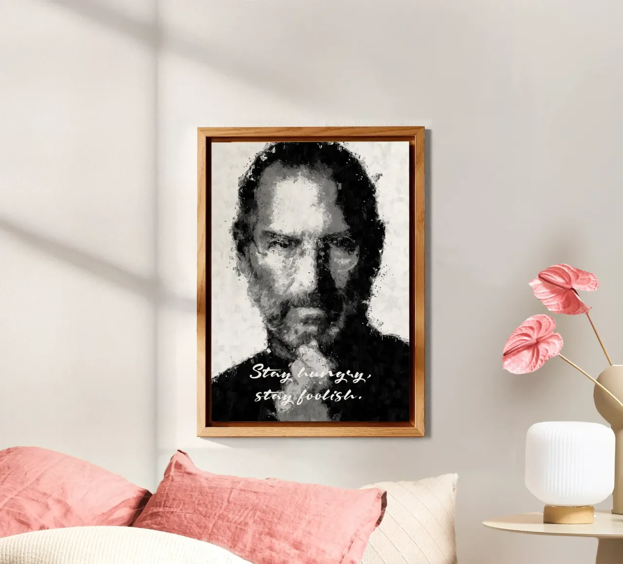 Steve Jobs Quote alluminio dibond da nabakumov