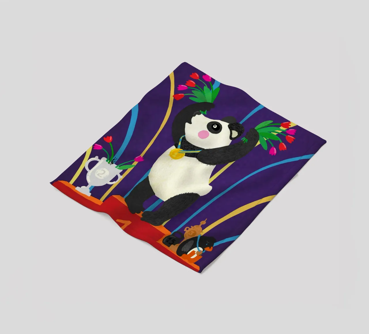 Forte come un orso coperta in pile da Lidia Blomgren