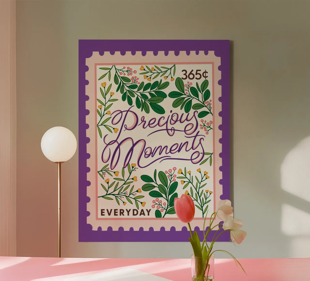 Precious Moment - 365 Days collection canvas with Floater frame by easternspringco