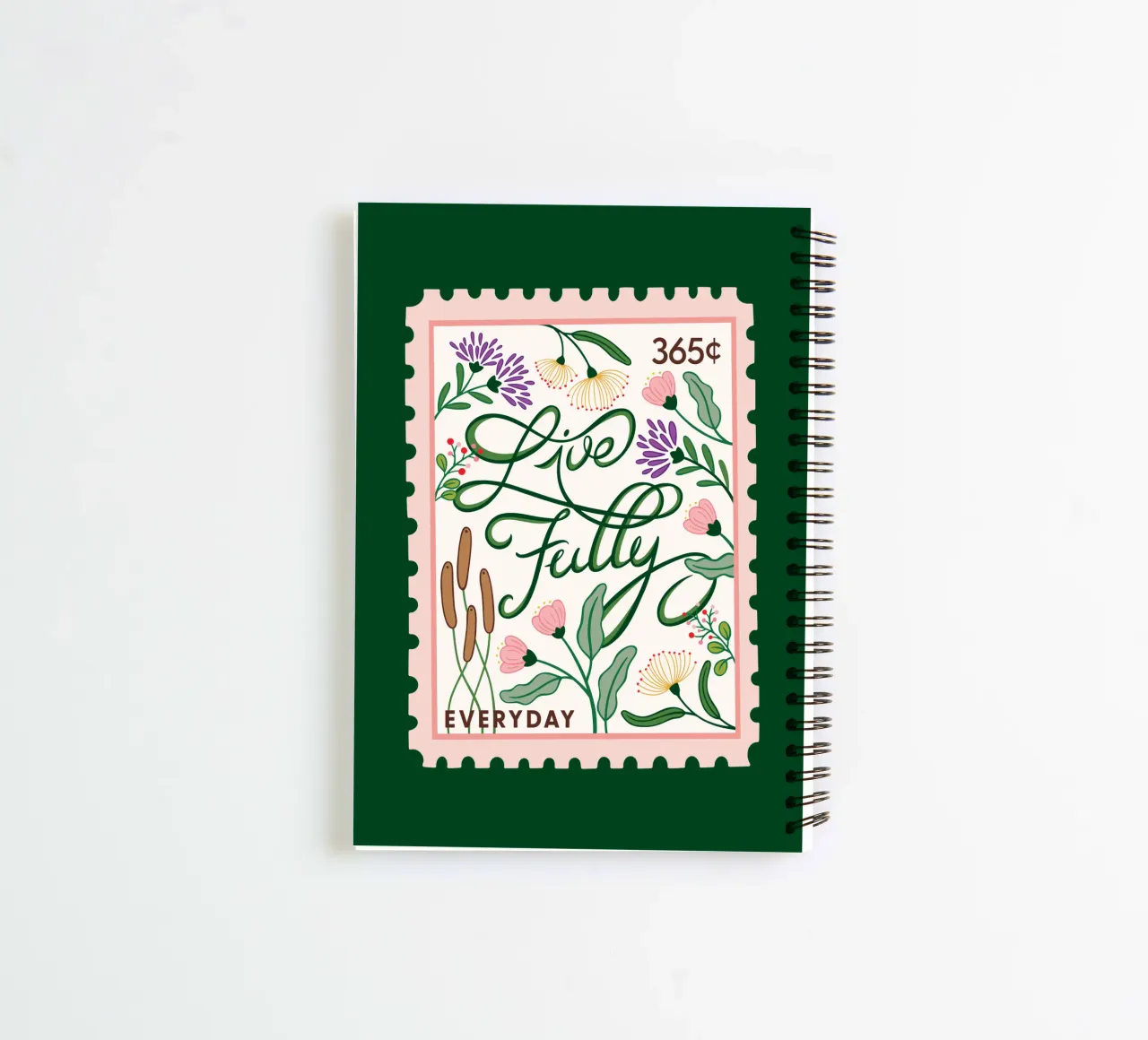 Live fully - 365 Days collection spiral notebook by easternspringco