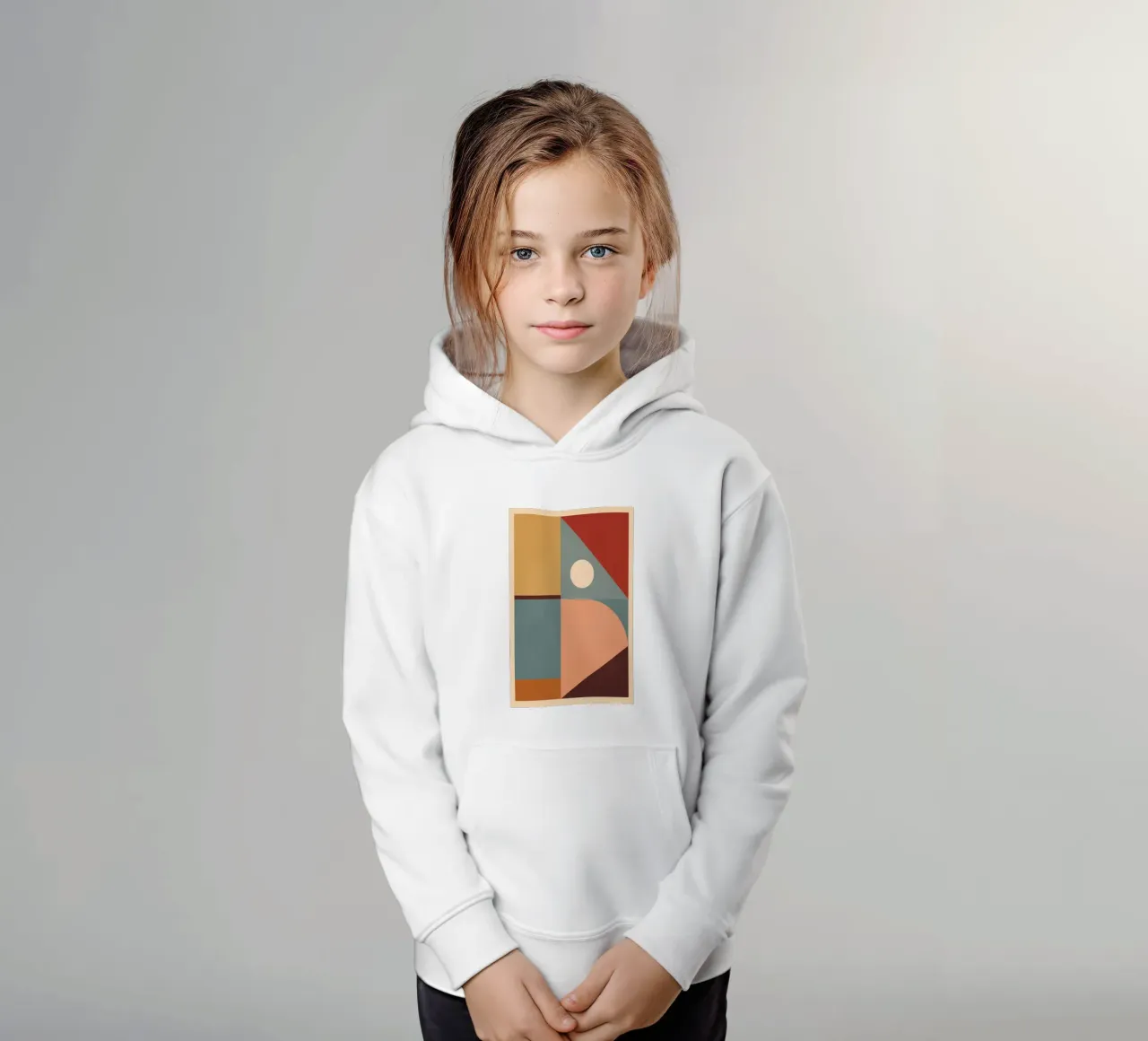 Forme geometriche astratte 42 felpa bambino con cappuccio da Gaite