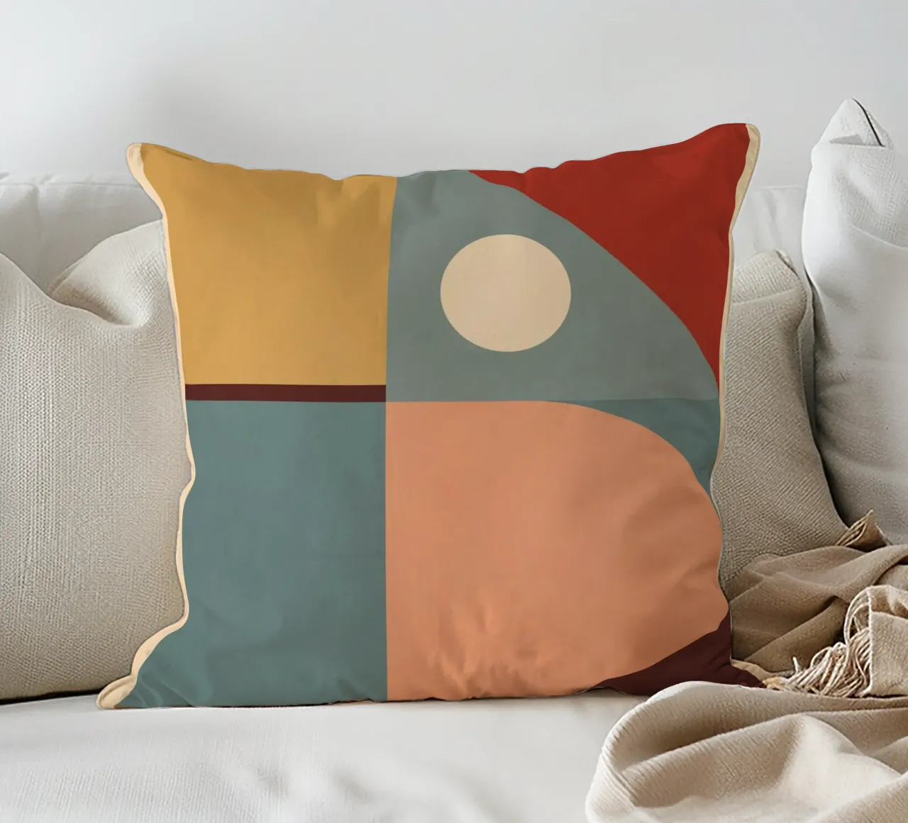 Forme geometriche astratte 42 cuscino da Gaite