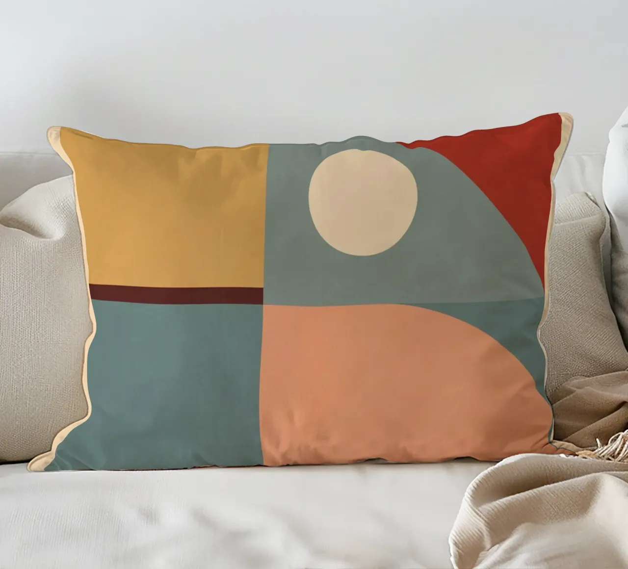 Forme geometriche astratte 42 cuscino da Gaite