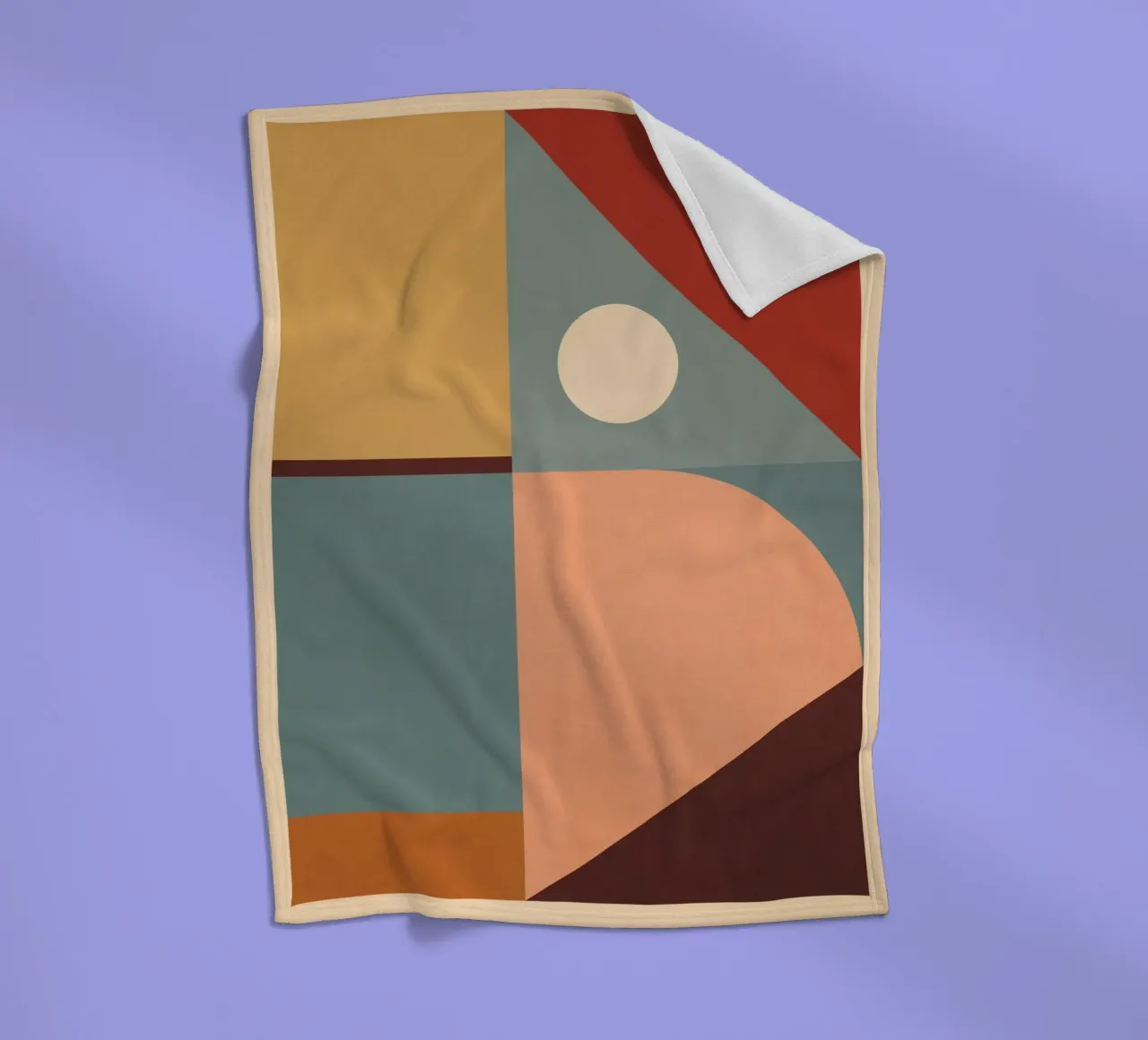 Forme geometriche astratte 42 coperta in pile da Gaite