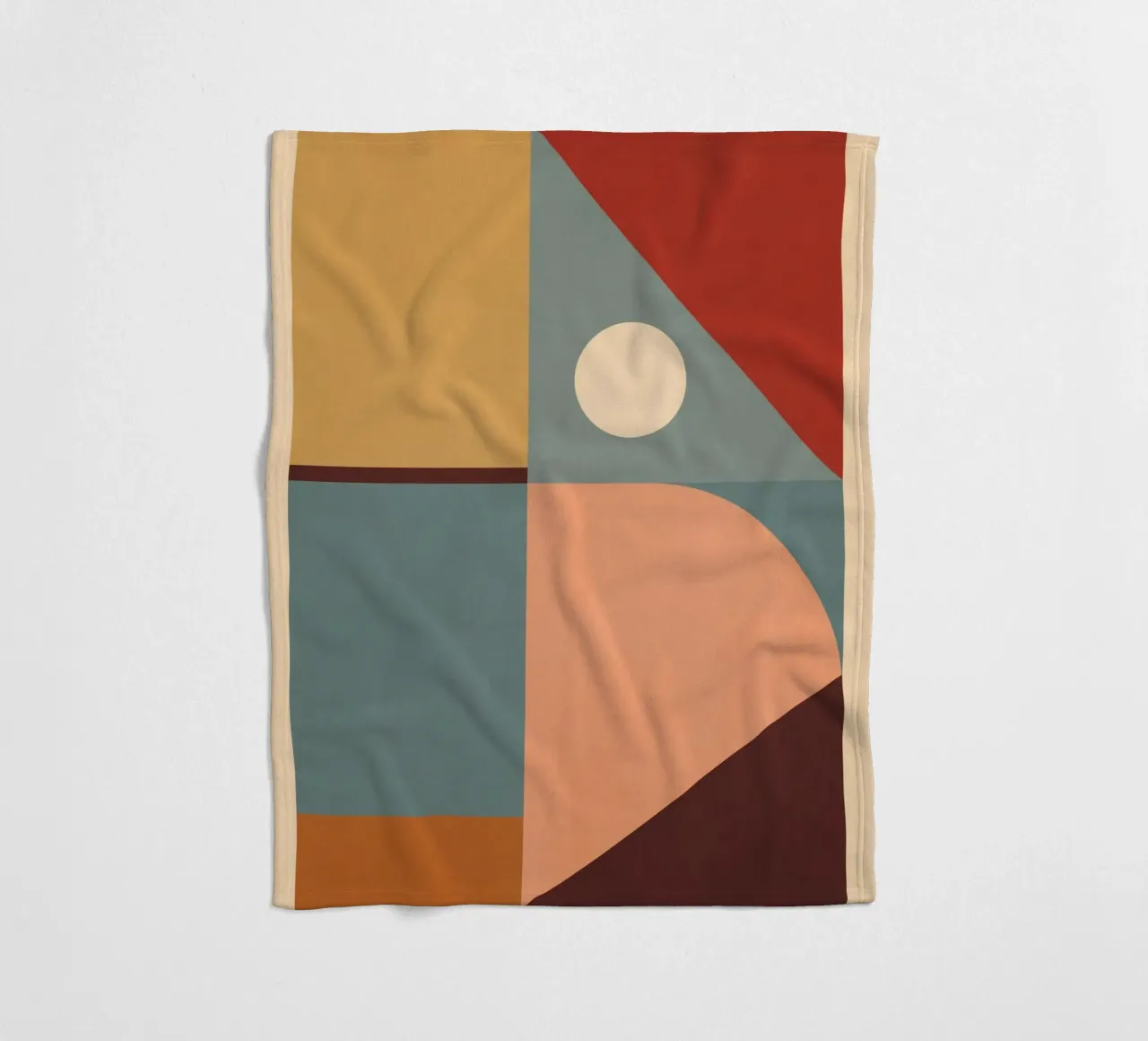 Forme geometriche astratte 42 coperta in pile da Gaite