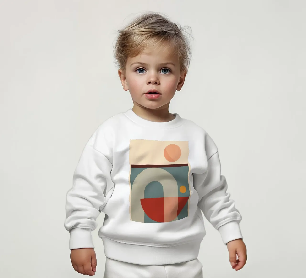 Forme geometriche astratte 43 felpa neonato da Gaite