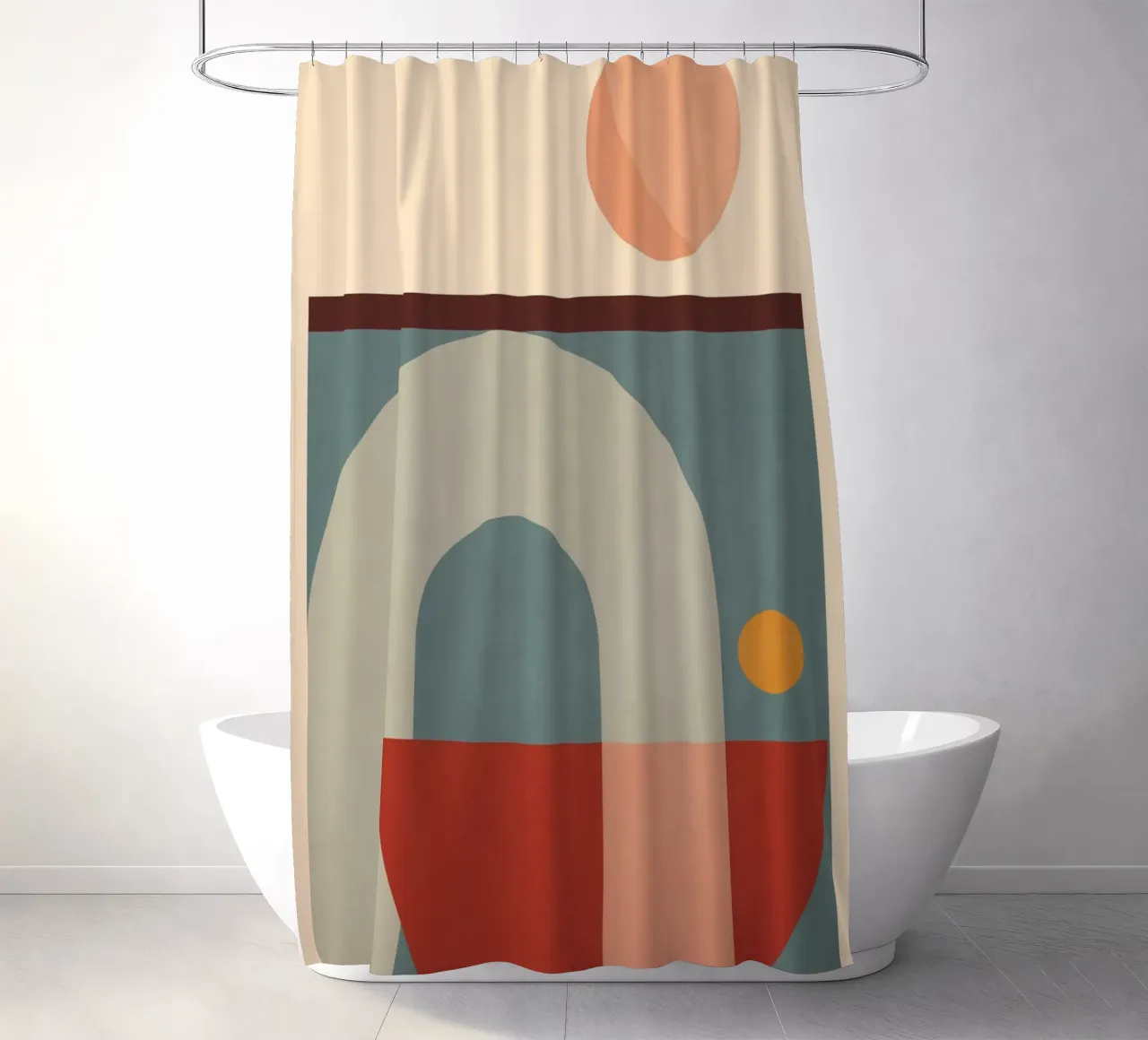 Forme geometriche astratte 43 tenda da doccia da Gaite