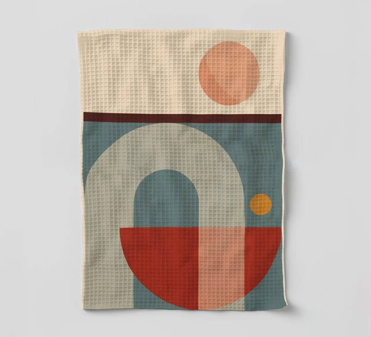 Formes géométriques abstraites 43 torchon de Gaite