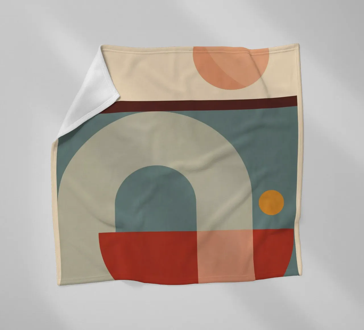 Forme geometriche astratte 43 coperta in pile da Gaite