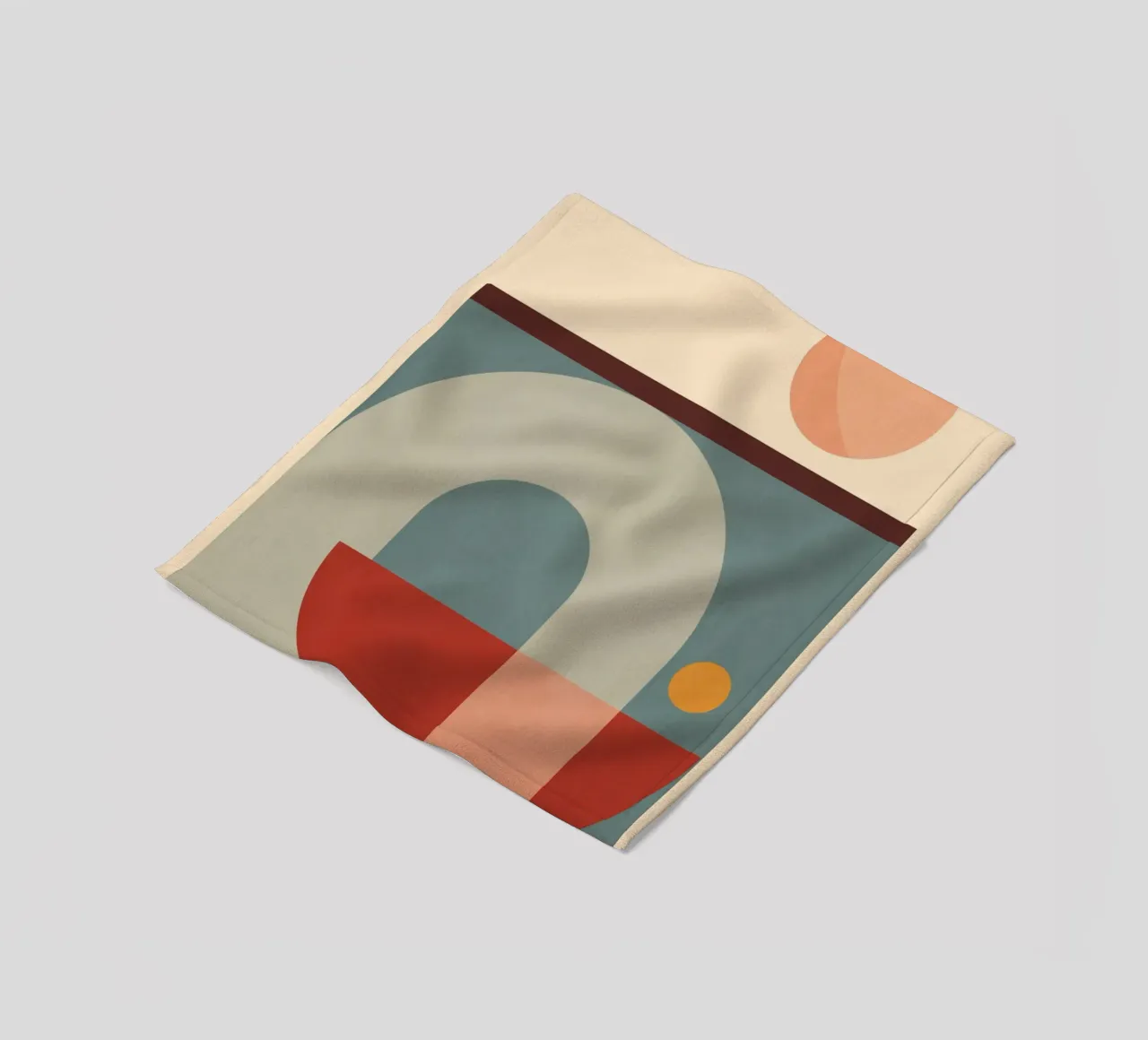 Forme geometriche astratte 43 coperta in pile da Gaite