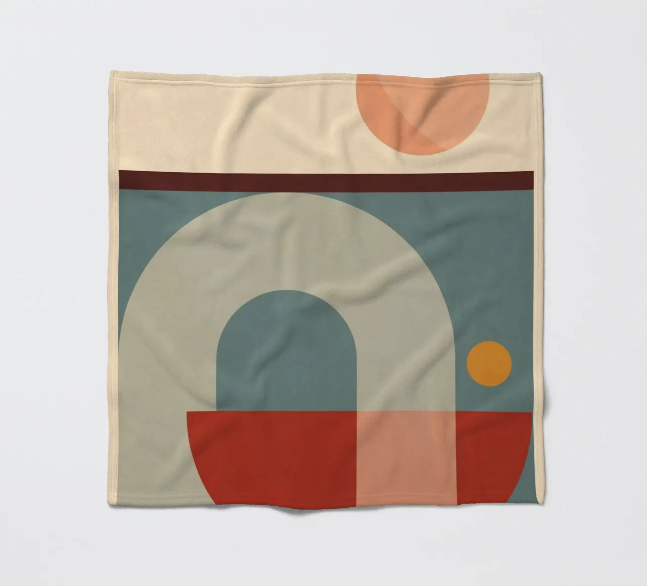 Forme geometriche astratte 43 coperta in pile da Gaite