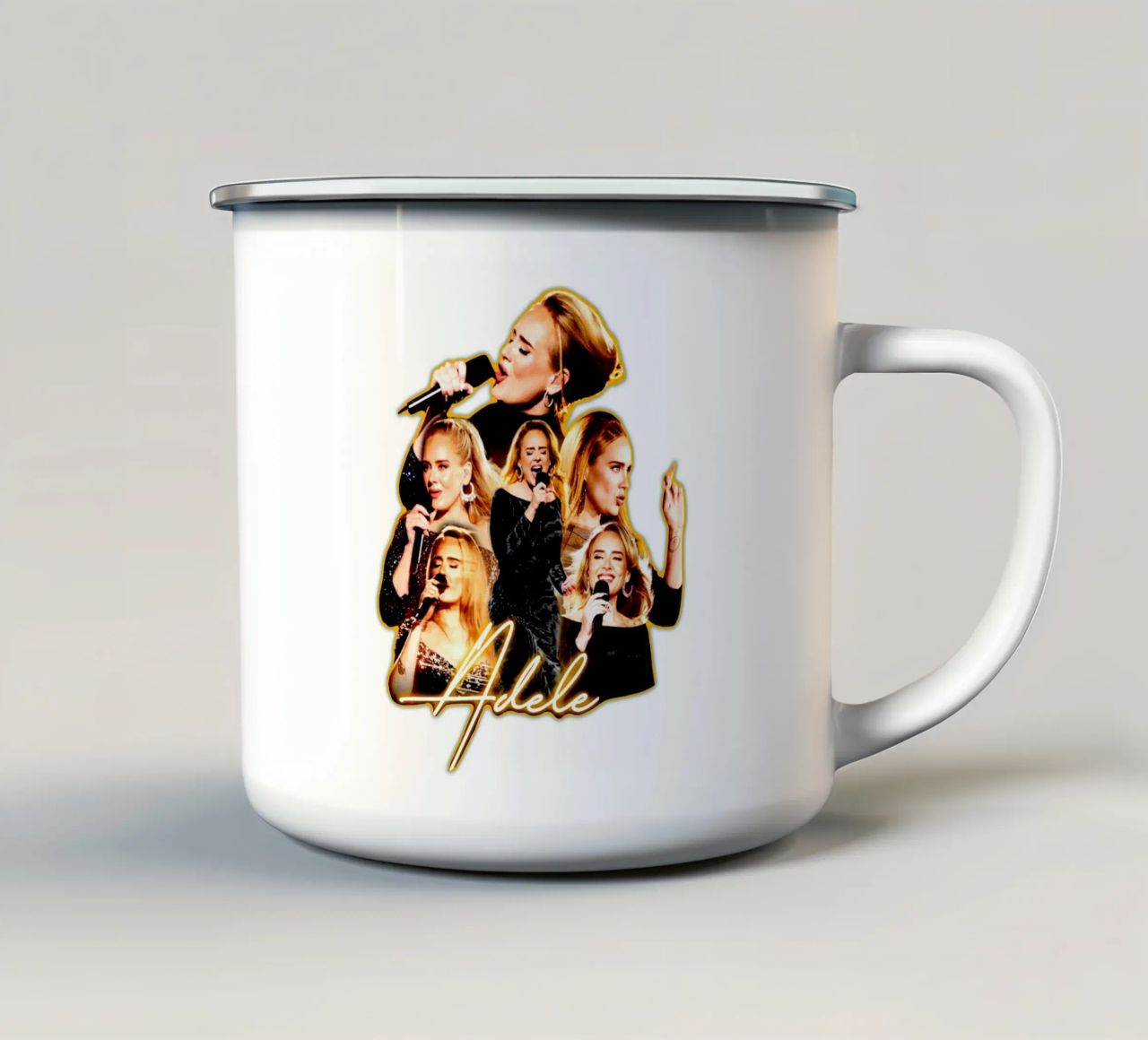 Skyfall - Adele tazza in smalto da Tara Bergener