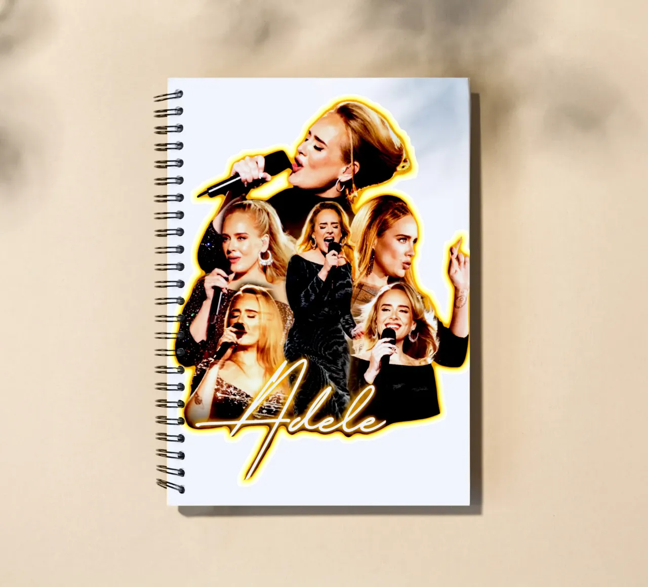 Skyfall - Adele spiral notebook by Tara Bergener