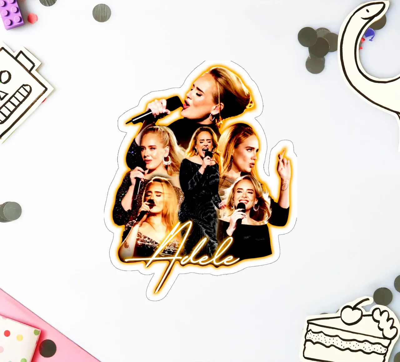 Skyfall - Adele sticker by Tara Bergener