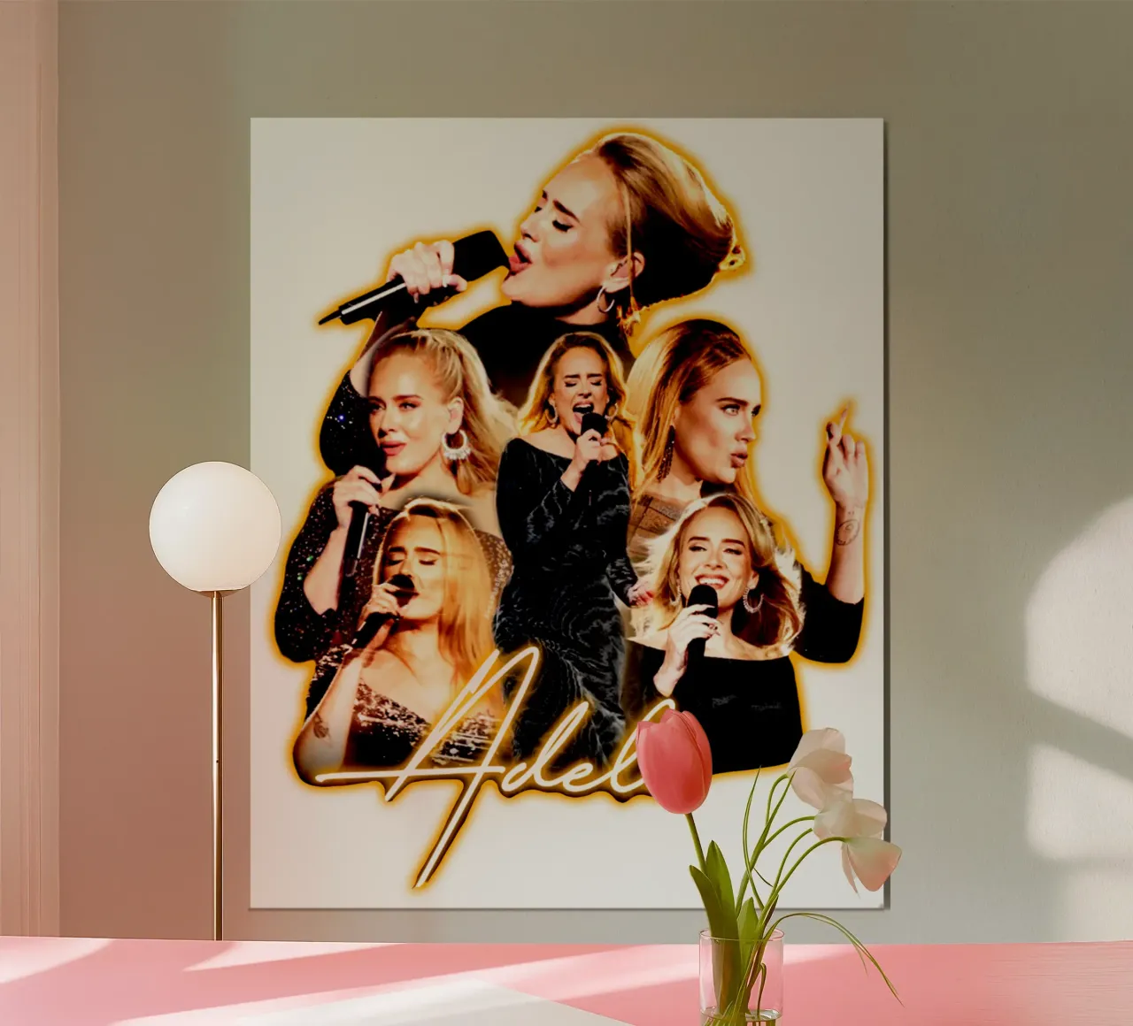Skyfall - Adele poster con telaio in alluminio da Tara Bergener