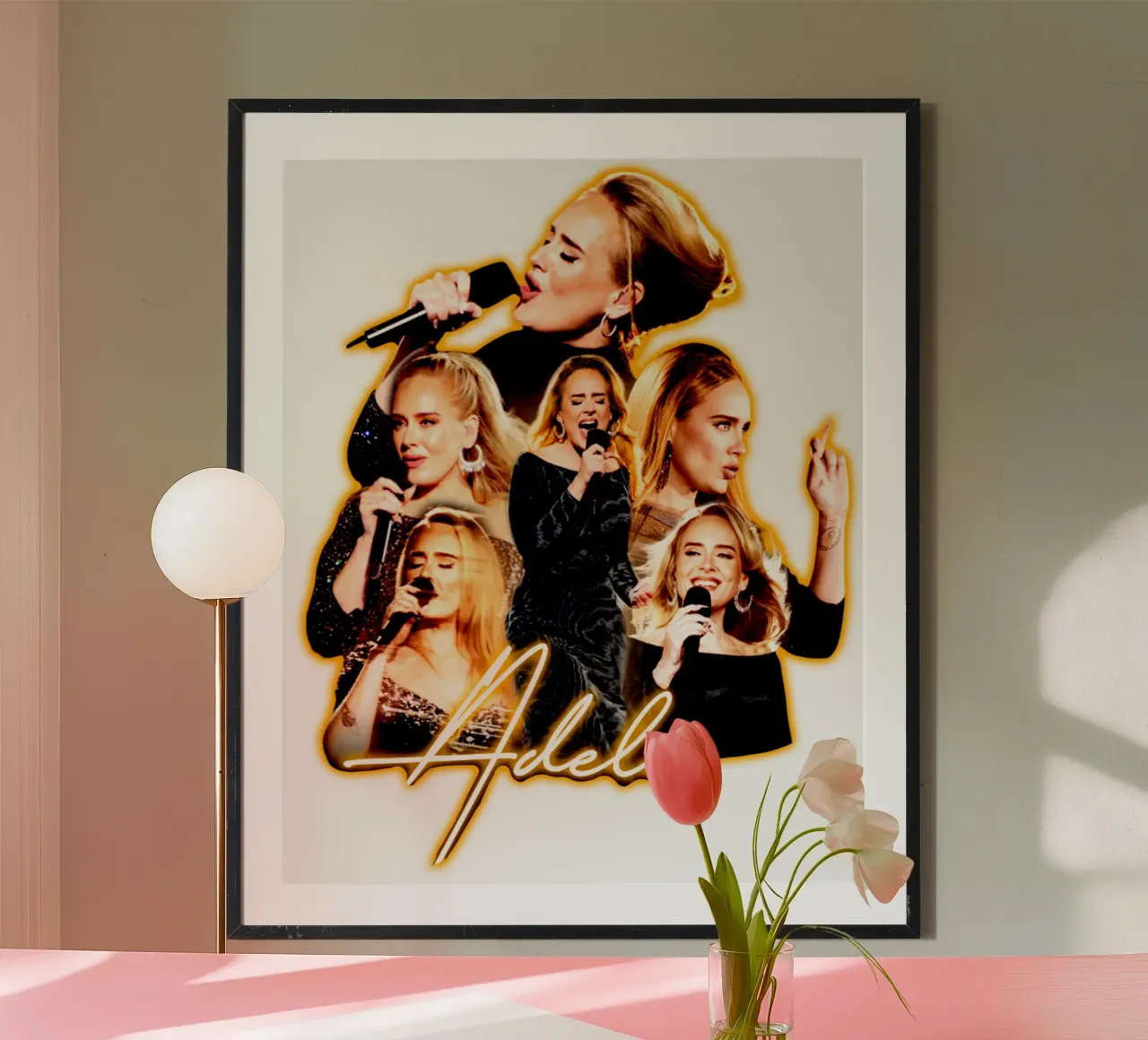 Skyfall - Adele poster con telaio in alluminio da Tara Bergener