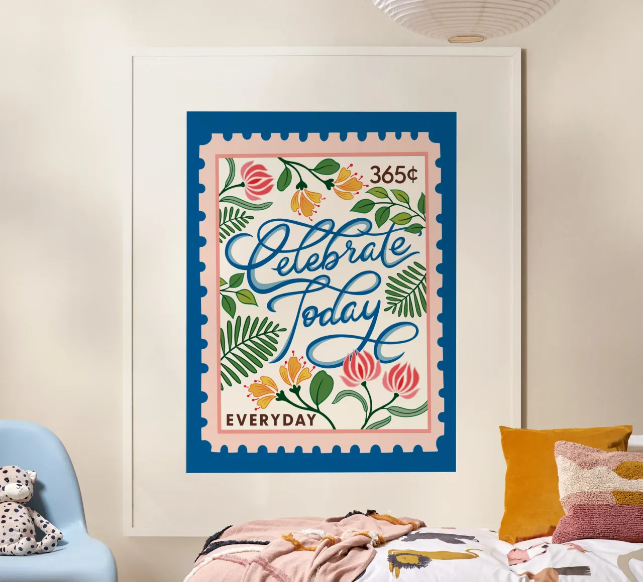 Celebrare oggi - raccolta di 365 giorni poster con telaio in plastica da easternspringco