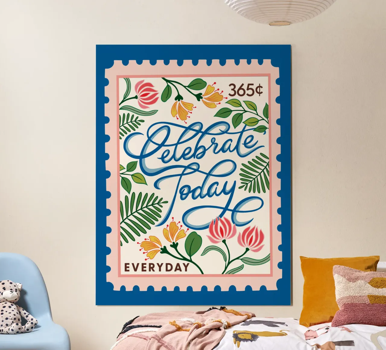 Celebrare oggi - raccolta di 365 giorni poster con telaio in plastica da easternspringco