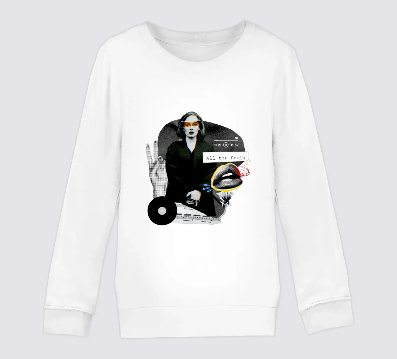 Love In The Dark - Adele Kinder Sweatshirt von Tara Bergener