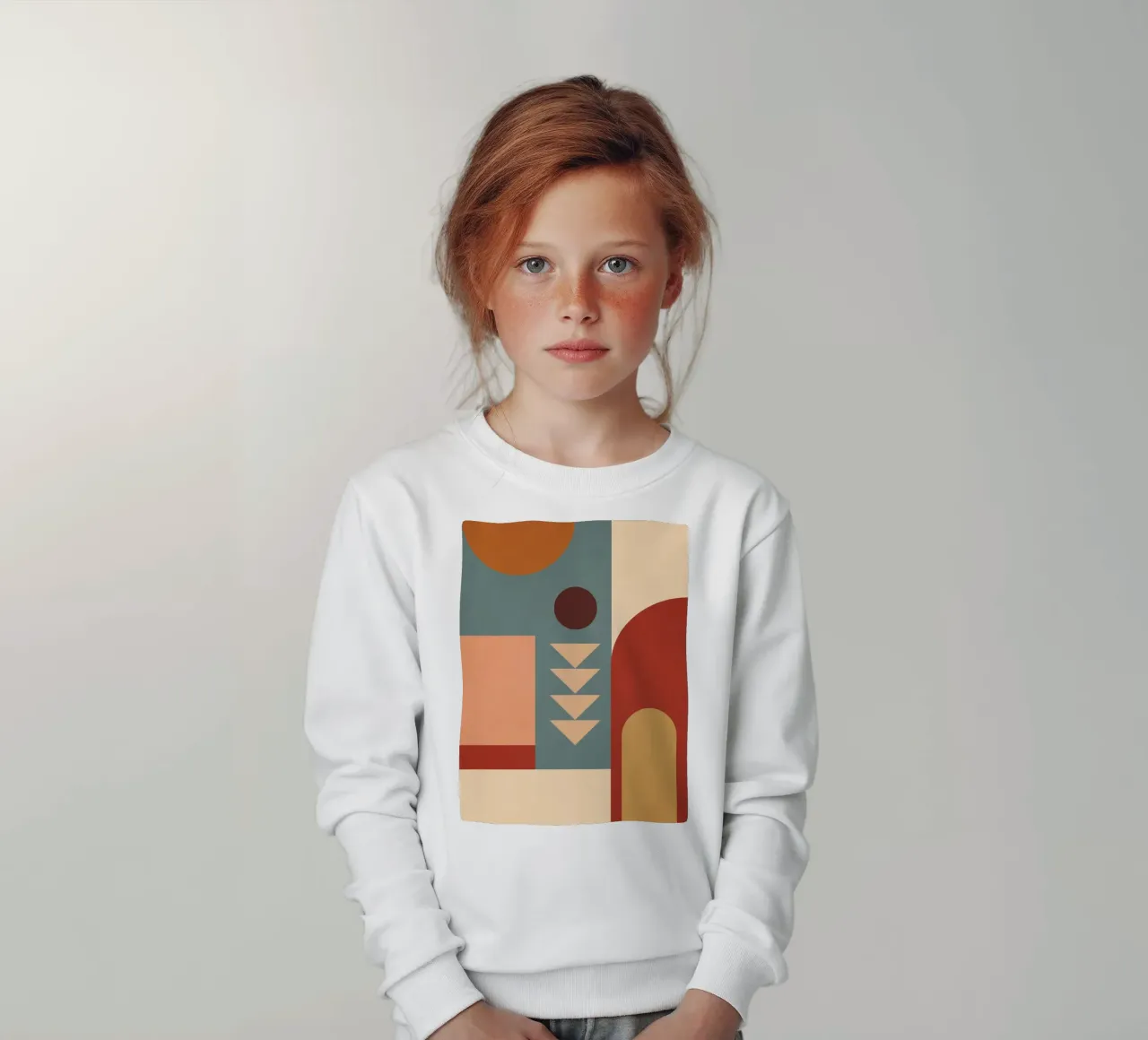Forme geometriche astratte 45 felpa bambino da Gaite