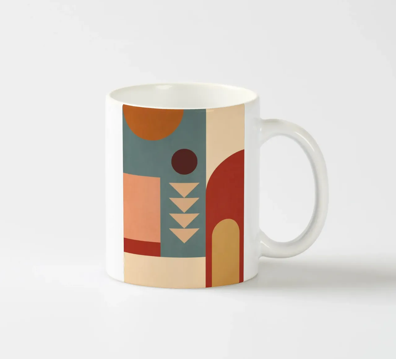 Forme geometriche astratte 45 tazza in ceramica da Gaite