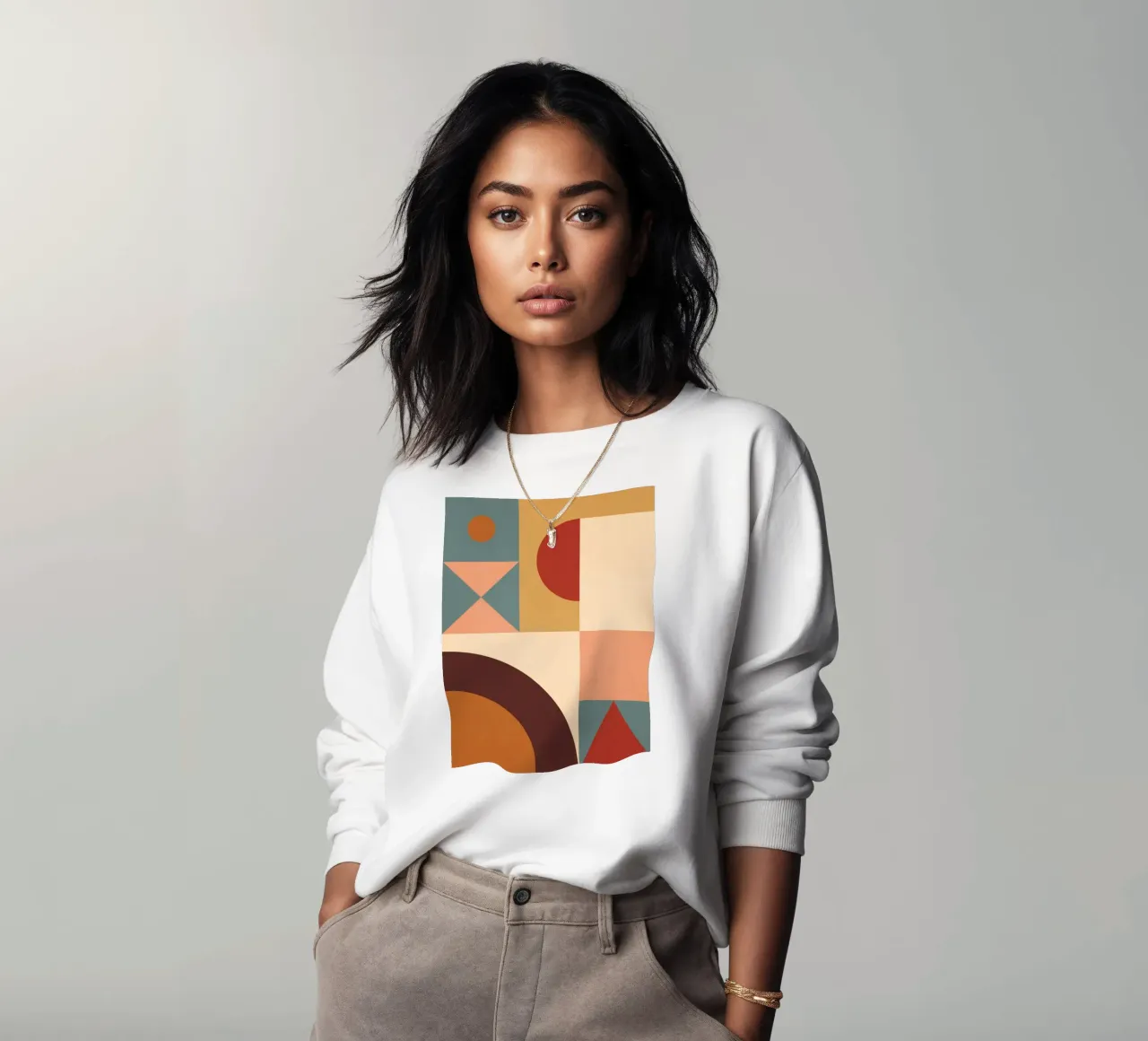 Forme geometriche astratte 46 felpa da Gaite