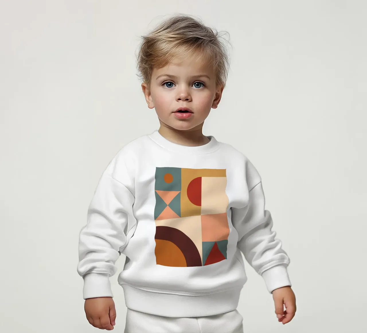 Forme geometriche astratte 46 felpa neonato da Gaite