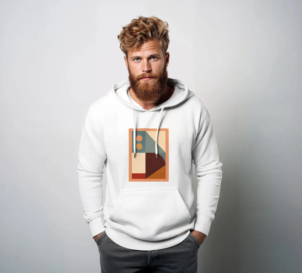 Formas geométricas abstractas 47 sudadera con capucha de Gaite
