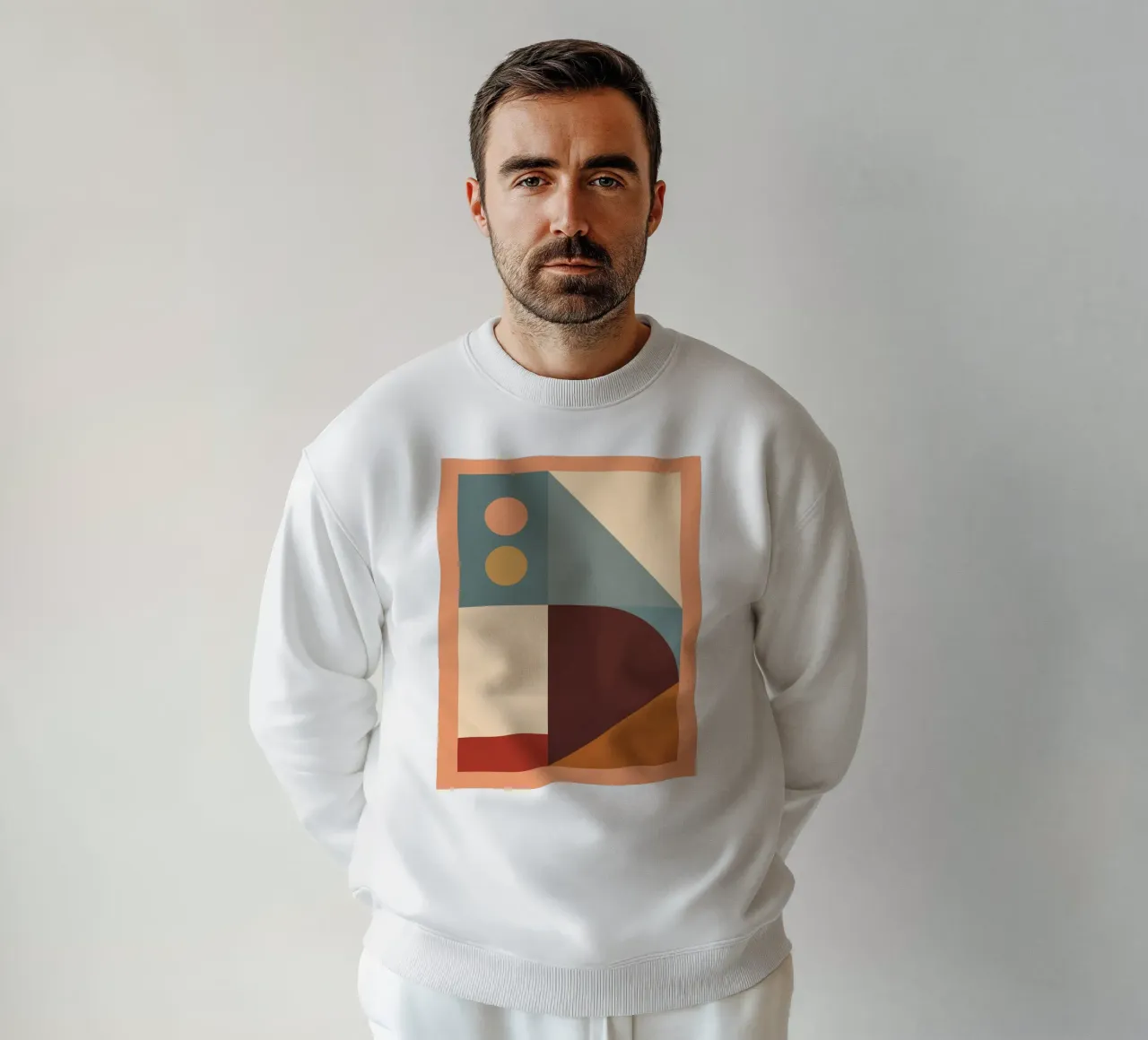 Forme geometriche astratte 47 felpa da Gaite