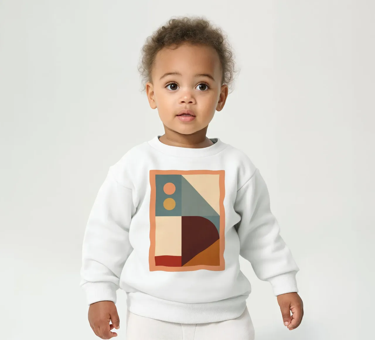 Formas geométricas abstractas 47 sudadera de bebé de Gaite