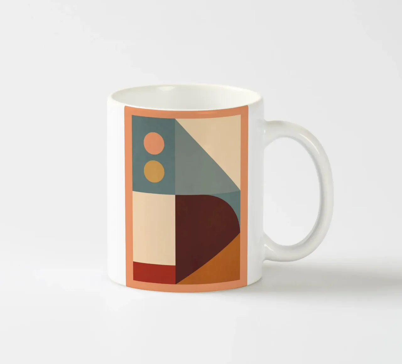 Forme geometriche astratte 47 tazza in ceramica da Gaite