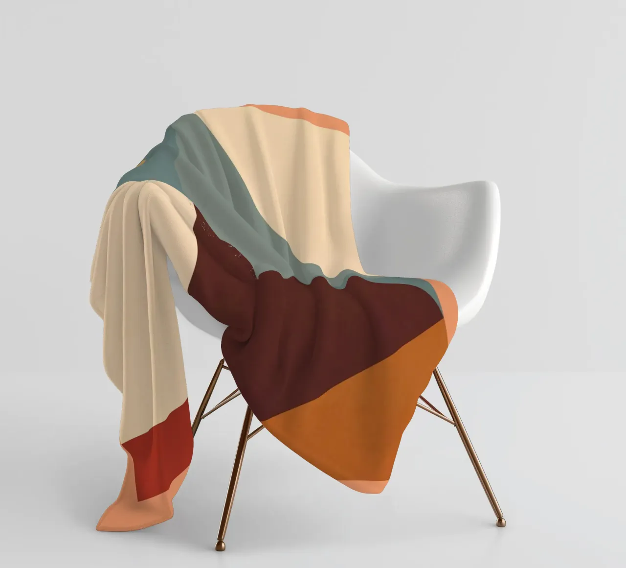 Forme geometriche astratte 47 coperta in pile da Gaite